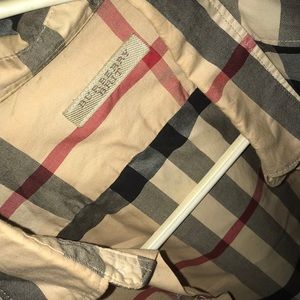 Burberry britt long sleeve button up